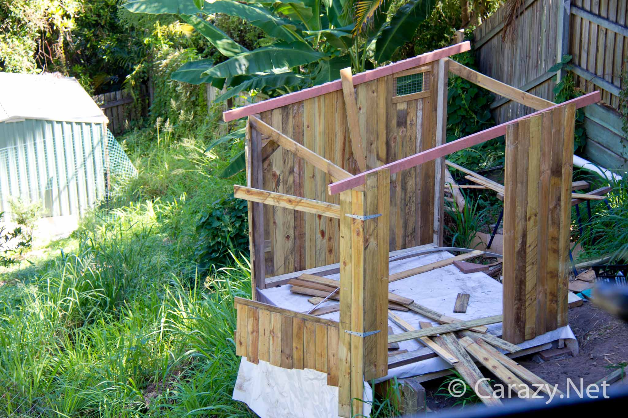 DIY Chicken coop build - Building the doors